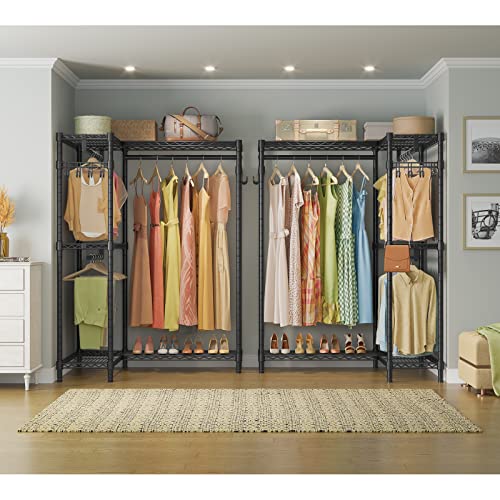 VIPEK L Shaped Freestanding Wardrobe Closet Rack - Image 3