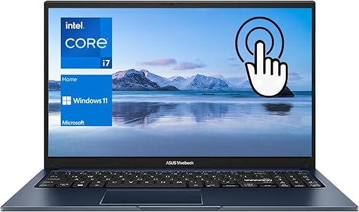ASUS Vivobook Laptop, 15.6” FHD, i7-1255U, 40GB RAM