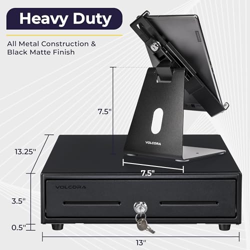 Volcora Cash Register Drawer & Tablet Stand - Image 2