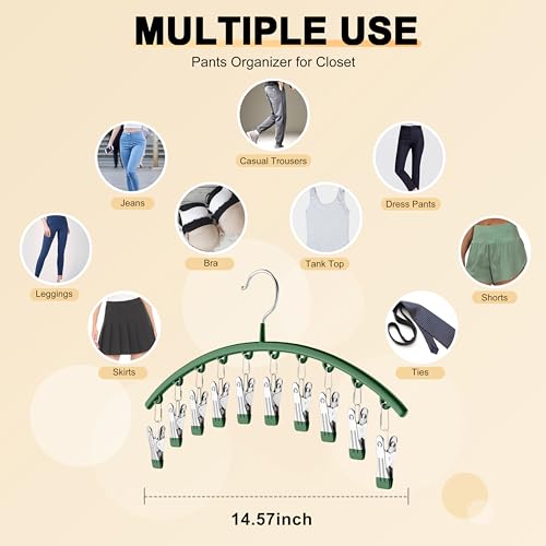 Volnamal Metal Yoga Pants Hangers, 2 Pack - Image 3