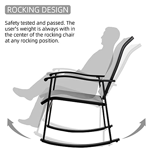 Vongrasig 3 Piece Outdoor Rocking Bistro Set - Image 5