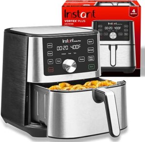 Instant Vortex Plus 4QT Air Fryer, 6-in-1 Functions
