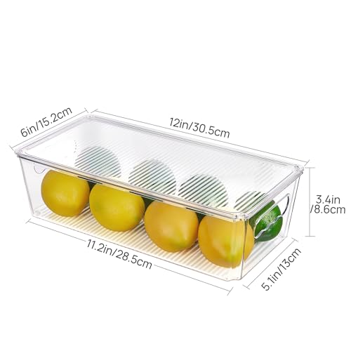 Vtopmart Clear Stackable Storage Bins With Lids - Image 2