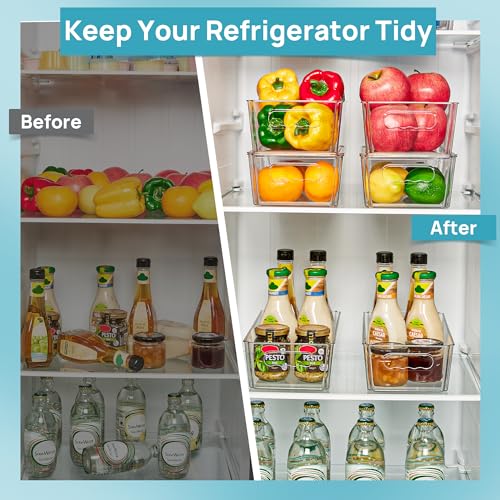 Vtopmart Clear Stackable Storage Bins With Lids - Image 4
