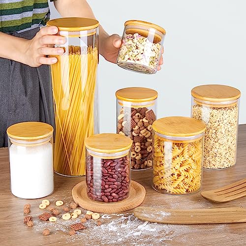 Vtopmart Glass Food Storage Jars, Airtight Lids - Image 3