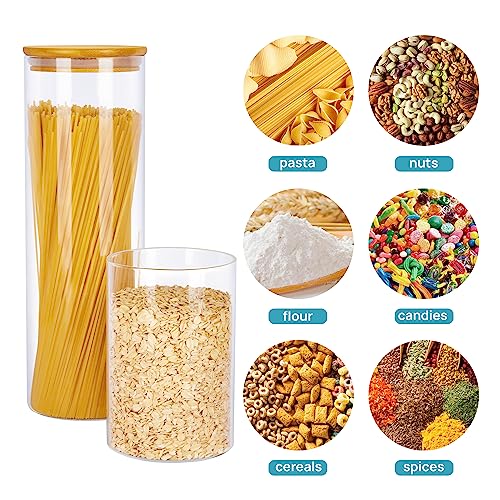 Vtopmart Glass Food Storage Jars, Airtight Lids - Image 2