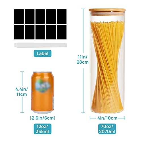 Vtopmart Glass Food Storage Jars, Set Of 3 - Image 2