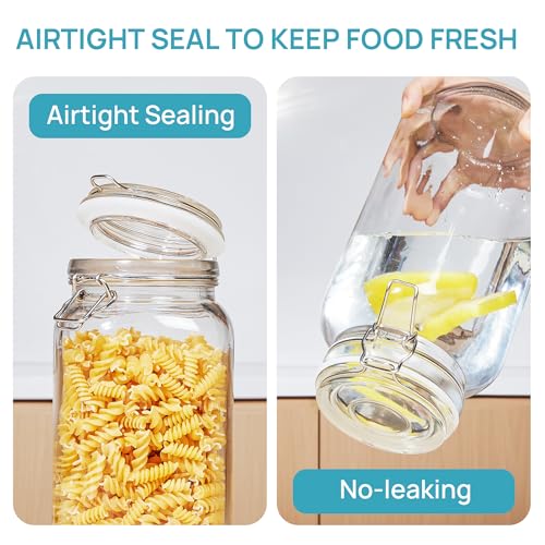 Vtopmart Glass Food Storage Jars With Airtight Lids - Image 3