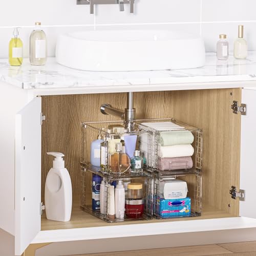 Vtopmart Large Stackable Acrylic Storage Drawers - Image 2