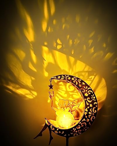 Vuees Fairy Moon Figurine Light Stake - Image 5