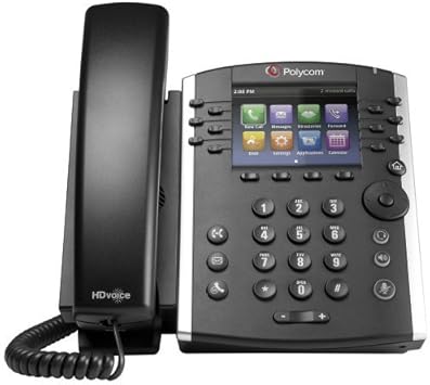 Polycom VVX 411 Corded Media Phone System - 2200-48450-001