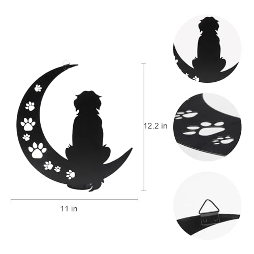 VZVXCC Dog Metal Wall Art Hanging Decor - Image 3