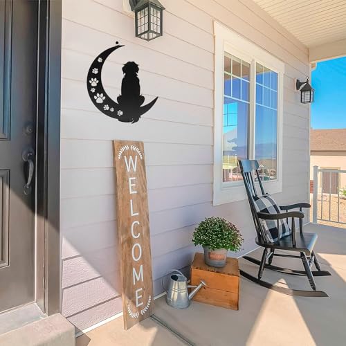 VZVXCC Dog Metal Wall Art Hanging Decor - Image 5
