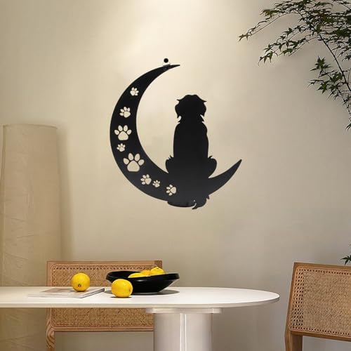 VZVXCC Dog Metal Wall Art Hanging Decor - Image 2