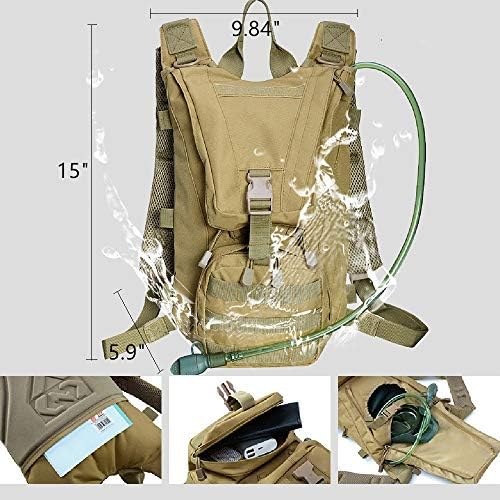 W WINTMING Tactical Backpack With Hydration Bladder - Image 4