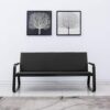 wonline Waiting Room Chair With Armrest PU Leather