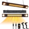 sundate Wall-Mounted Electric Heater, 1500W Infrared