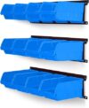 Ultrawall Wall Mounted Plastic Storage Bins System