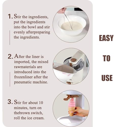 WANGYYDS Countertop Commercial Soft Serve Ice Cream Maker - Image 3