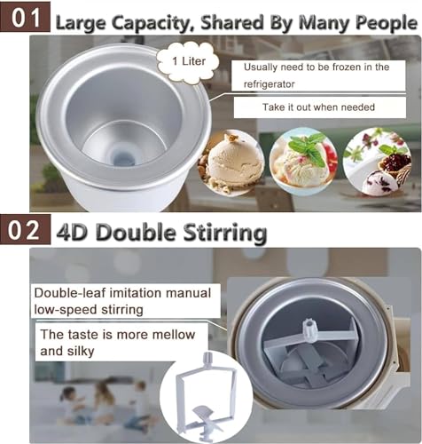 WANGYYDS Countertop Commercial Soft Serve Ice Cream Maker - Image 5