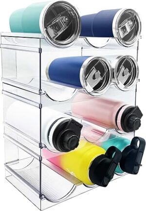 Spaclear Water Bottle Organizer Shelf, Stackable