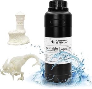 FLASHFORGE Water Washable 3D Printer Resin, White