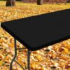 Smiry Waterproof Elastic Tablecloth For 6′ Tables