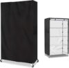 Aacabo Waterproof Storage Shelving Unit Cover, Black