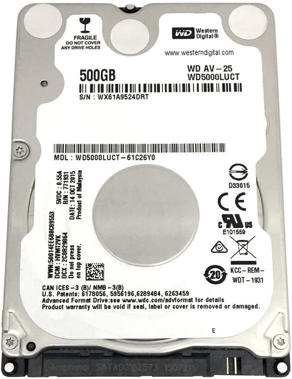 WD5000LUCT 500GB 2.5inch