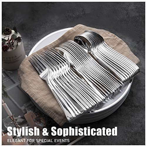 WDF Plastic Silverware Heavy Duty Set - Image 5