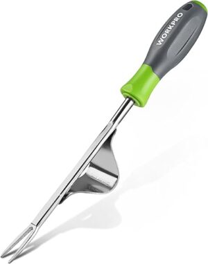 WORKPRO Weed Puller Tool With Metal Leverage Base