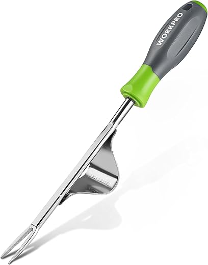 WORKPRO Weed Puller Tool With Metal Leverage Base