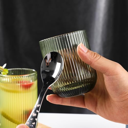 WeirdUncle Ribbed Glassware Set: Highball & Rocks - Image 4