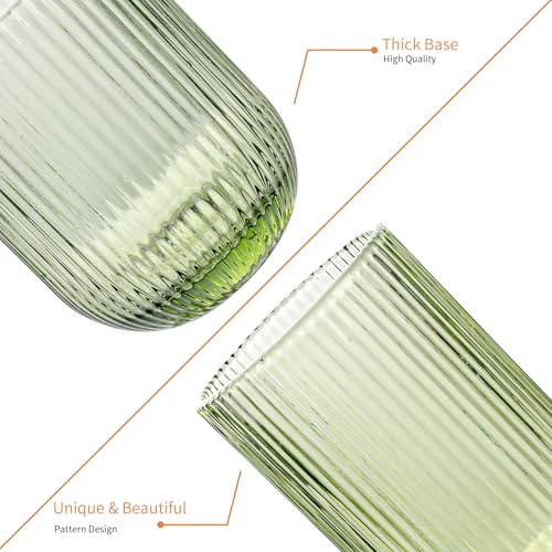 WeirdUncle Ribbed Glassware Set: Highball & Rocks - Image 5
