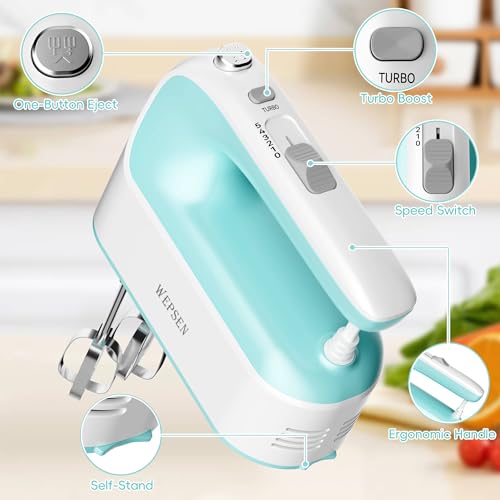 WEPSEN Electric Hand Mixer, 5-Speed, 380W - Image 4