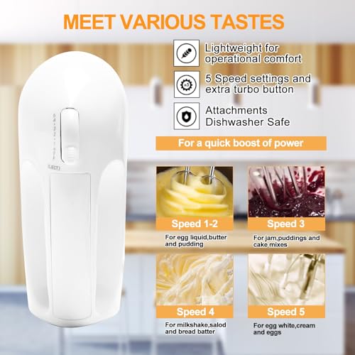 WEPSEN Electric Hand Mixer With Bowls Set - Image 4