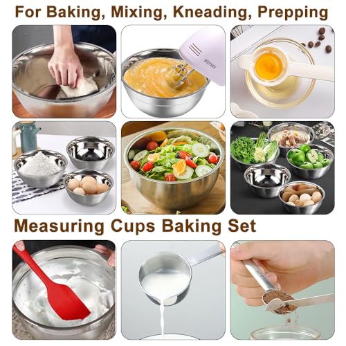 WEPSEN Electric Hand Mixer With Bowls Set - Image 5