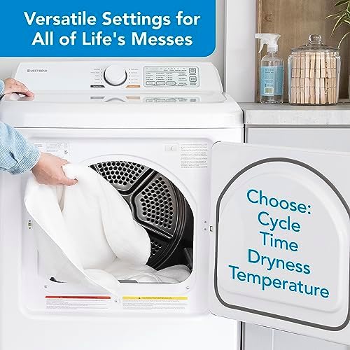 West Bend Front Load Gas Clothes Dryer, 6.7-Cu.Ft - Image 3