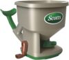 Scotts Whirl Hand-Powered Spreader, Holds 1,500 Sq. Ft