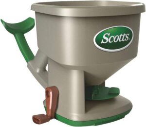 Scotts Whirl Hand-Powered Spreader, Holds 1,500 Sq. Ft