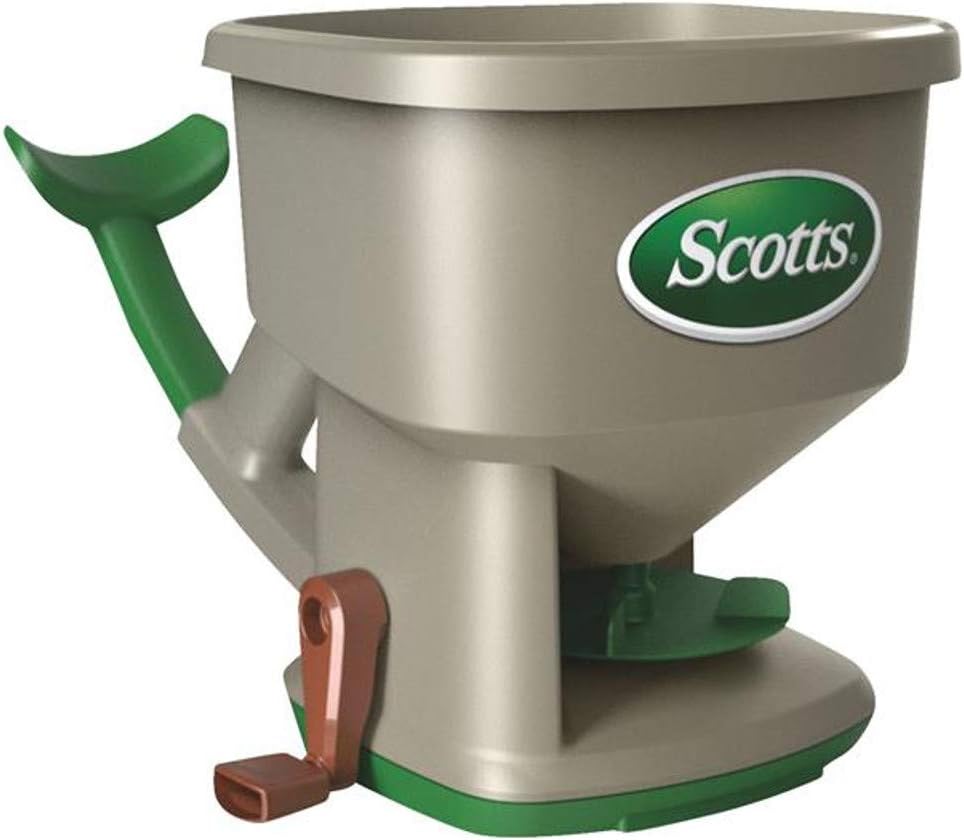 Scotts Whirl Hand-Powered Spreader, Holds 1,500 Sq. Ft