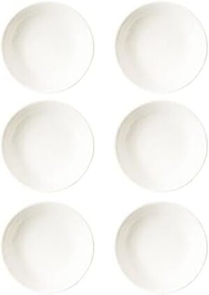 Mengbaobao White Ceramic Soy Sauce Bowl Set