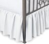 SHOPBEDDING White Cotton Blend Twin Bed Skirt