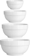 DOWAN White Porcelain Nesting Bowls Set