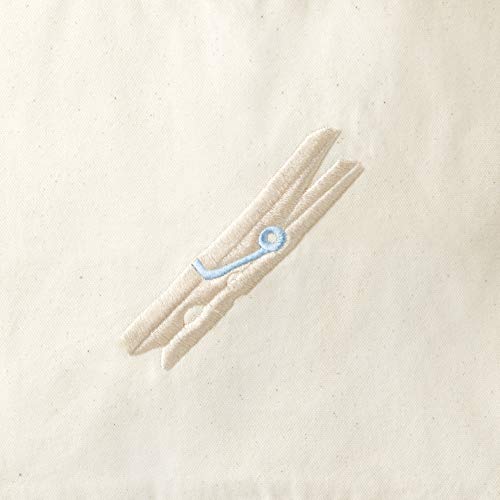 Whitmor Canvas Clothespin Bag Hanging Organizer - Image 4
