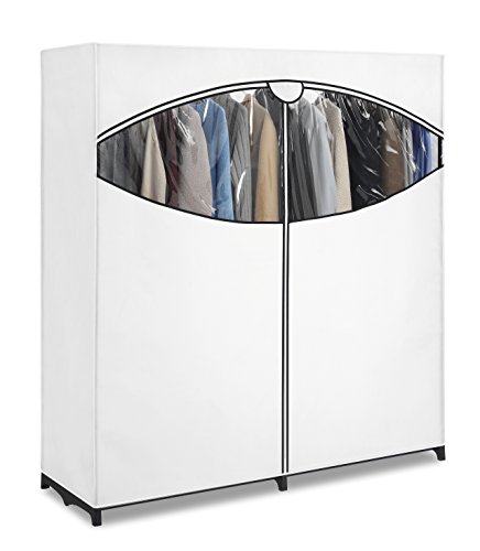 Whitmor Extra-Wide Clothes Closet, 60β White Cover - Image 3