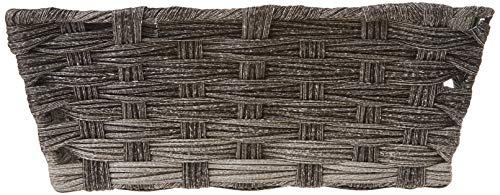 Whitmor Gray Wash Split Rattique Shelf Tote - Image 2