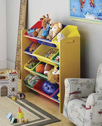 Whitmor Kids 12 Bin Organizer, Primary - Image 2