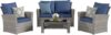 VONZOY Wicker Outdoor Sectional Couch Sofa Set