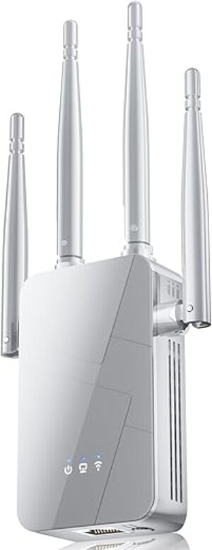 Baetaey WiFi Extender Signal Booster, 10000 Sq.ft Coverage